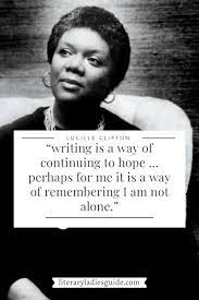 Poets body of work Lucille Clifton - 2022 Best Poets body of work Lucille Clifton