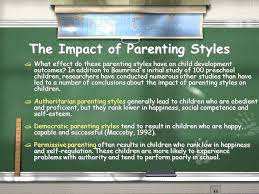 Effect of Parenting Styles