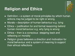 Religion and Ethics