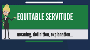 The equitable servitude