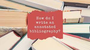 An annotated bibliography.