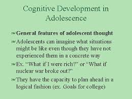 Cognitive Development in Adolescence.