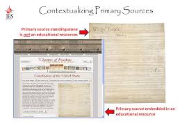 Contextualizing Primary Sources. 