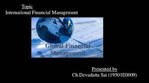 Global Financial Management.