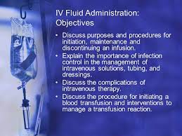 Intravenous fluid administration