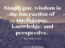 Perspectives of wisdom.