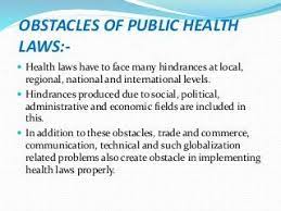 Public Health Legislation.