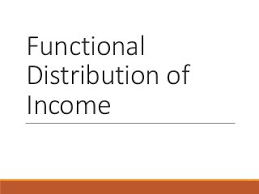 Function distribution of income