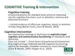 Therapeutic Intervention to Increase Memory