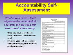 Accountability Self-assessment. 2022 Best Accountability Self-assessment.