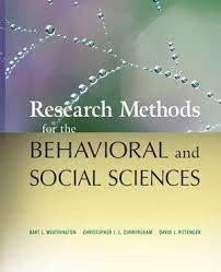 Research Methods for Behavioural Sciences.