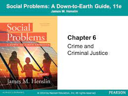 Social problems and criminal justice.